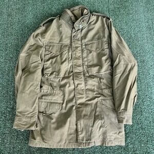VTG 1973 Mens US Military Vietnam War M65 OG 107 Jacket Coat Small Long No Liner